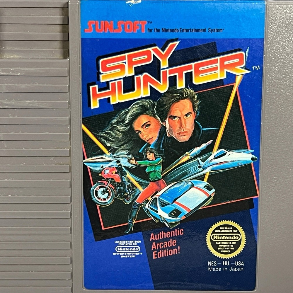 Spy Hunter (Nintendo NES, 1987) Video Game Cartridge Sunsoft - Picture 2 of 9